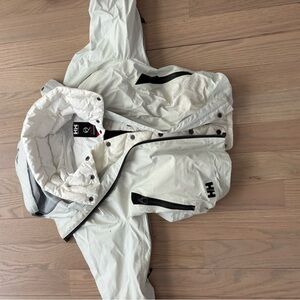 Helly Hansen White and Black Jacket